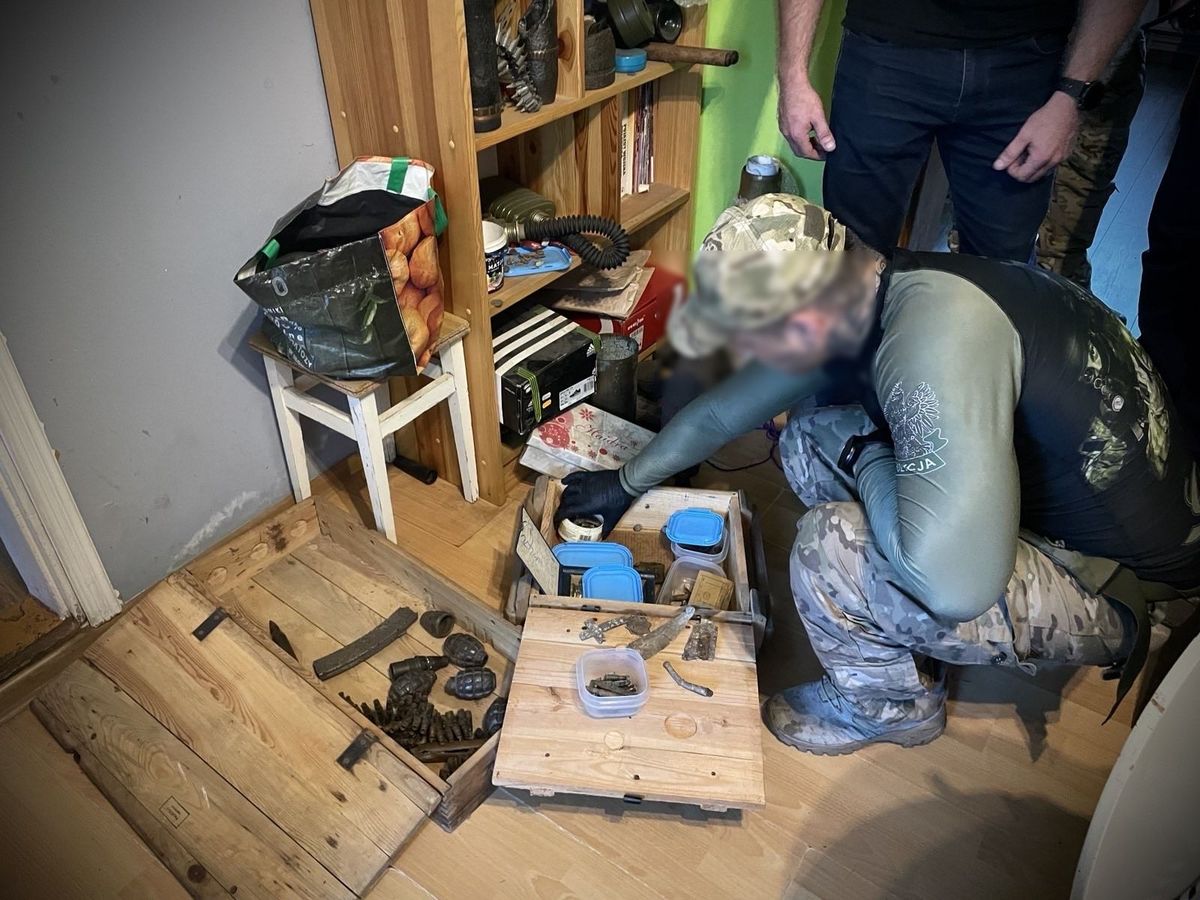 Arsenał w domu mieszkańca gminy Czersk