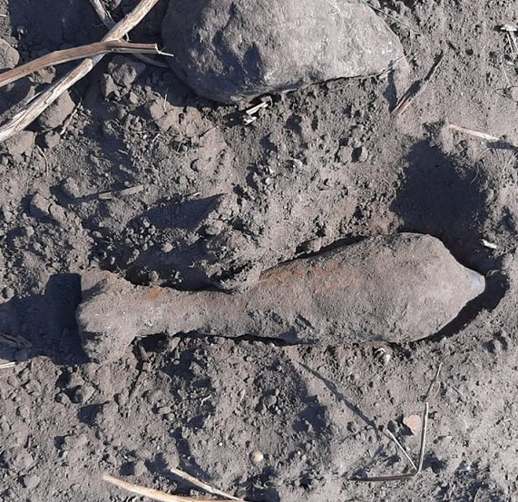 Niewybuch w Bladowie