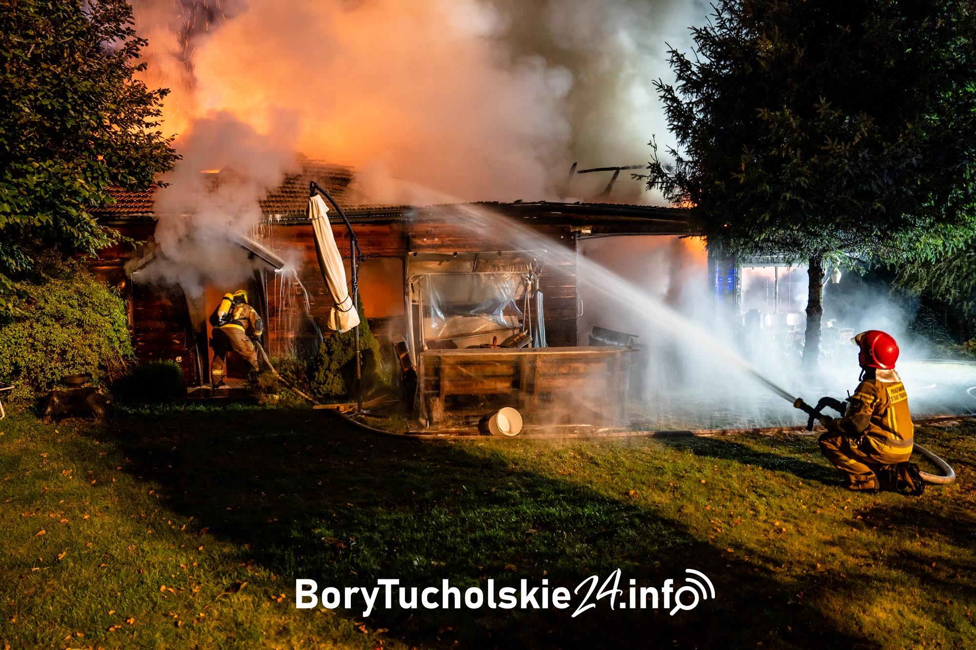 Pożar sosonowa Śliwice