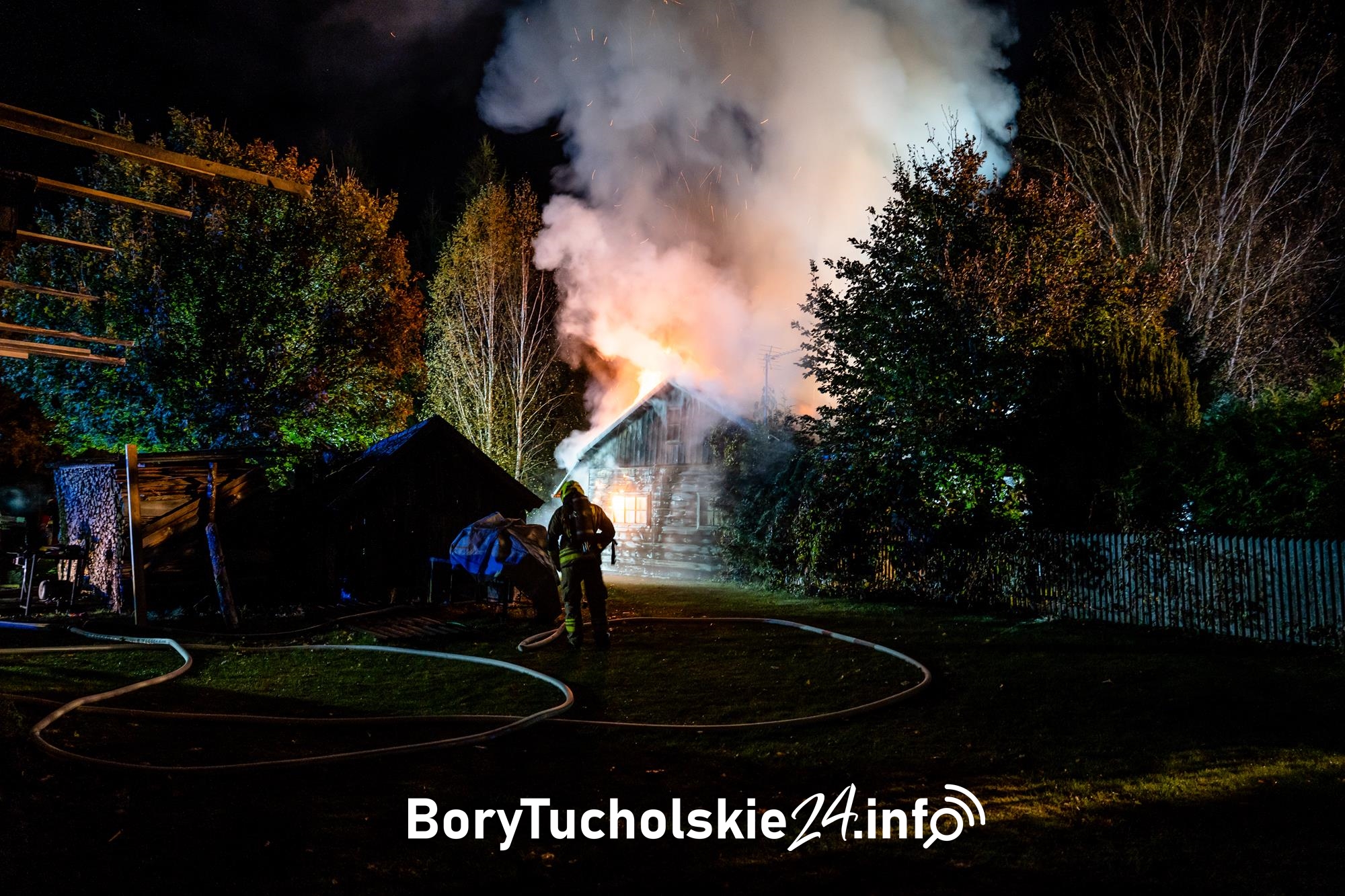 Pożar Sosnowa Śliwice