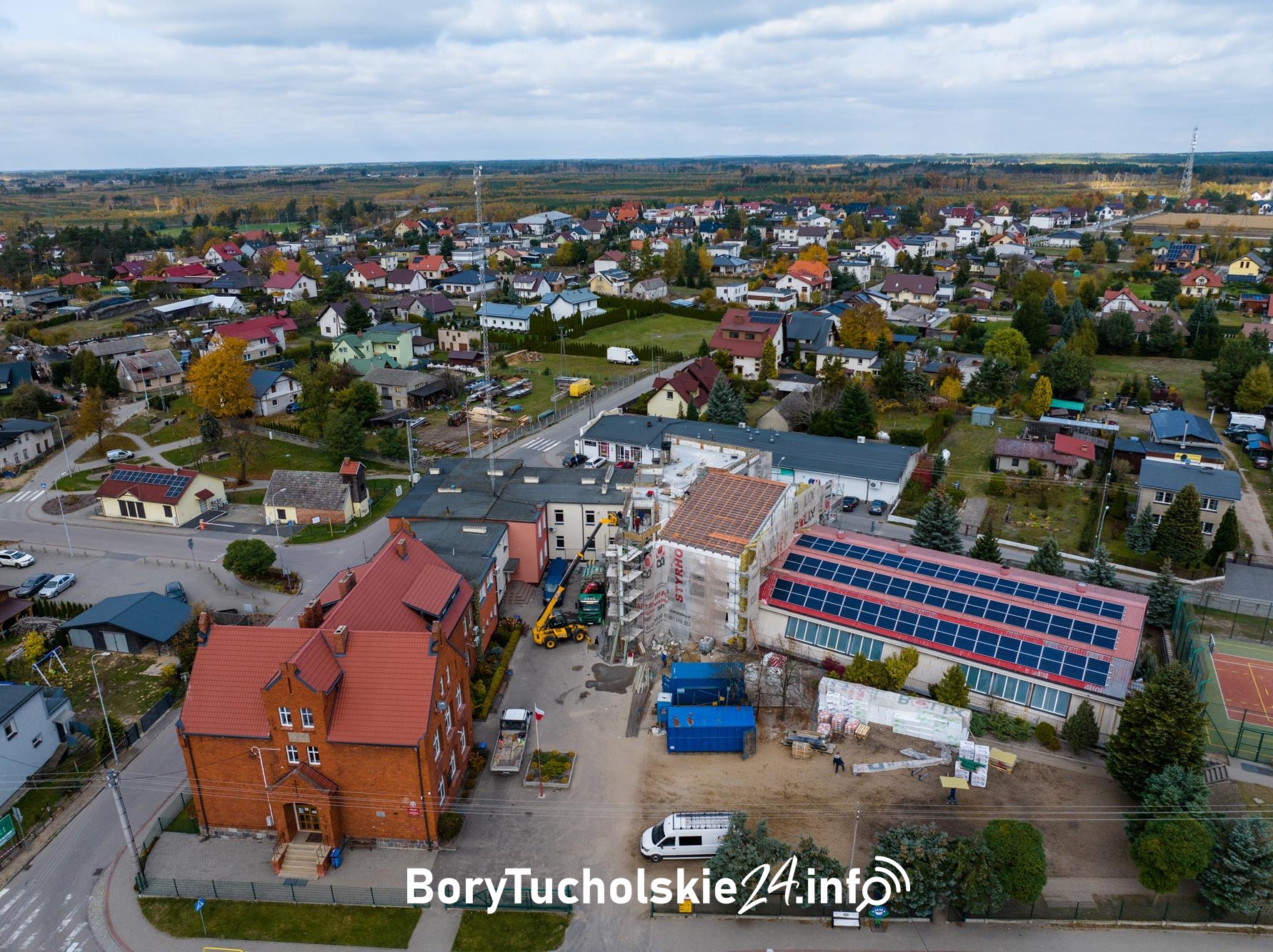 Rozbudowa szkoły w Rytlu. Nową część już pobudowano