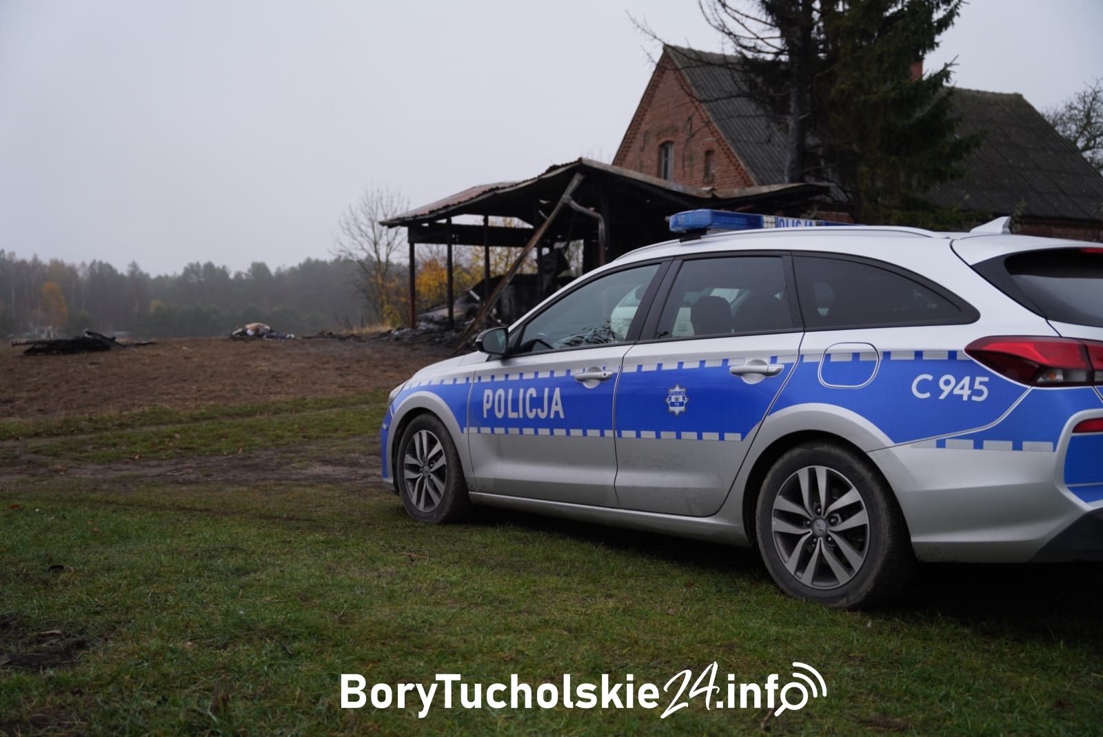 Tragiczny pożar w gminie Cekcyn. Nie żyje mężczyzna