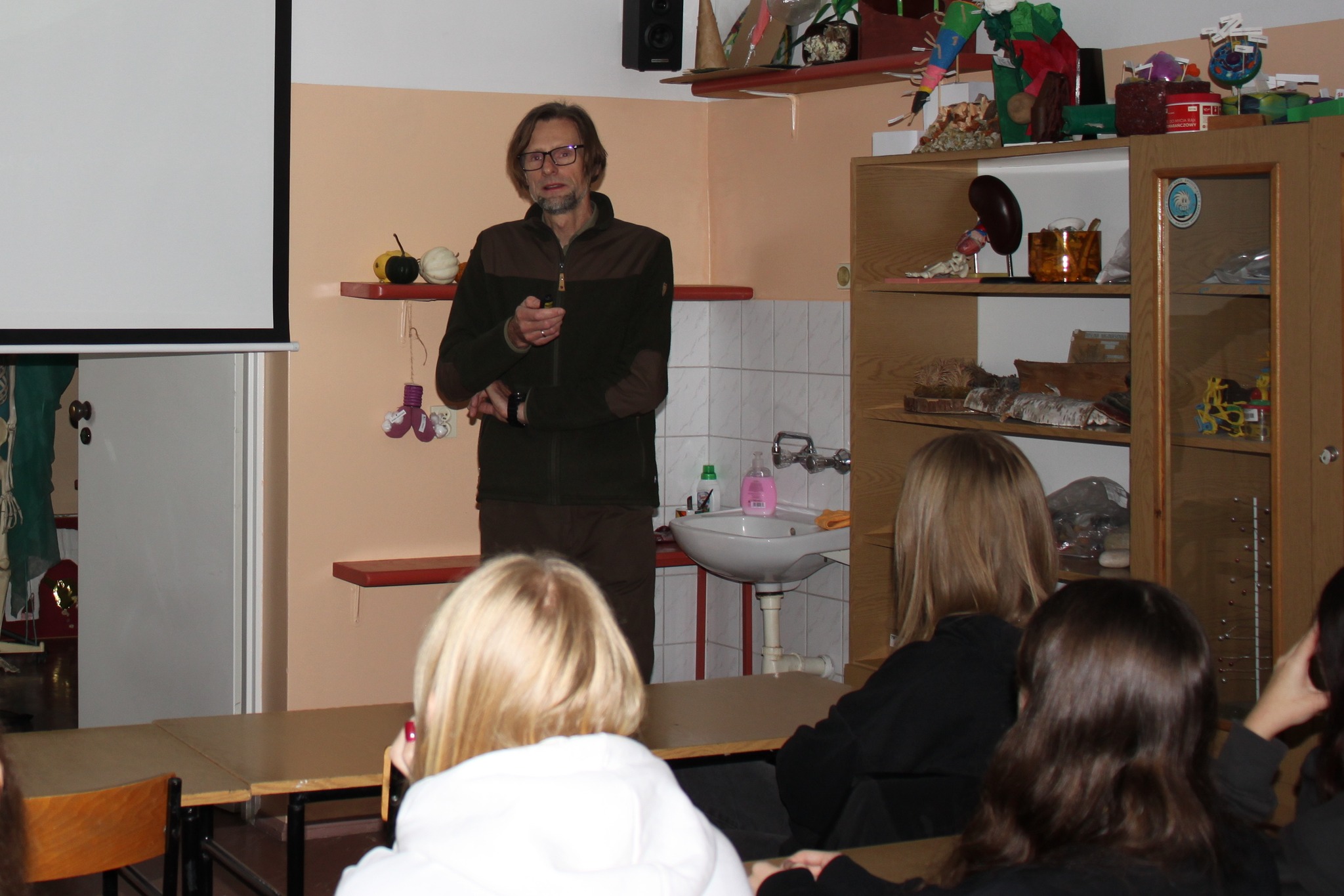 Opowiadali uczniom o wilkach. Tucholski Park Krajobrazowy