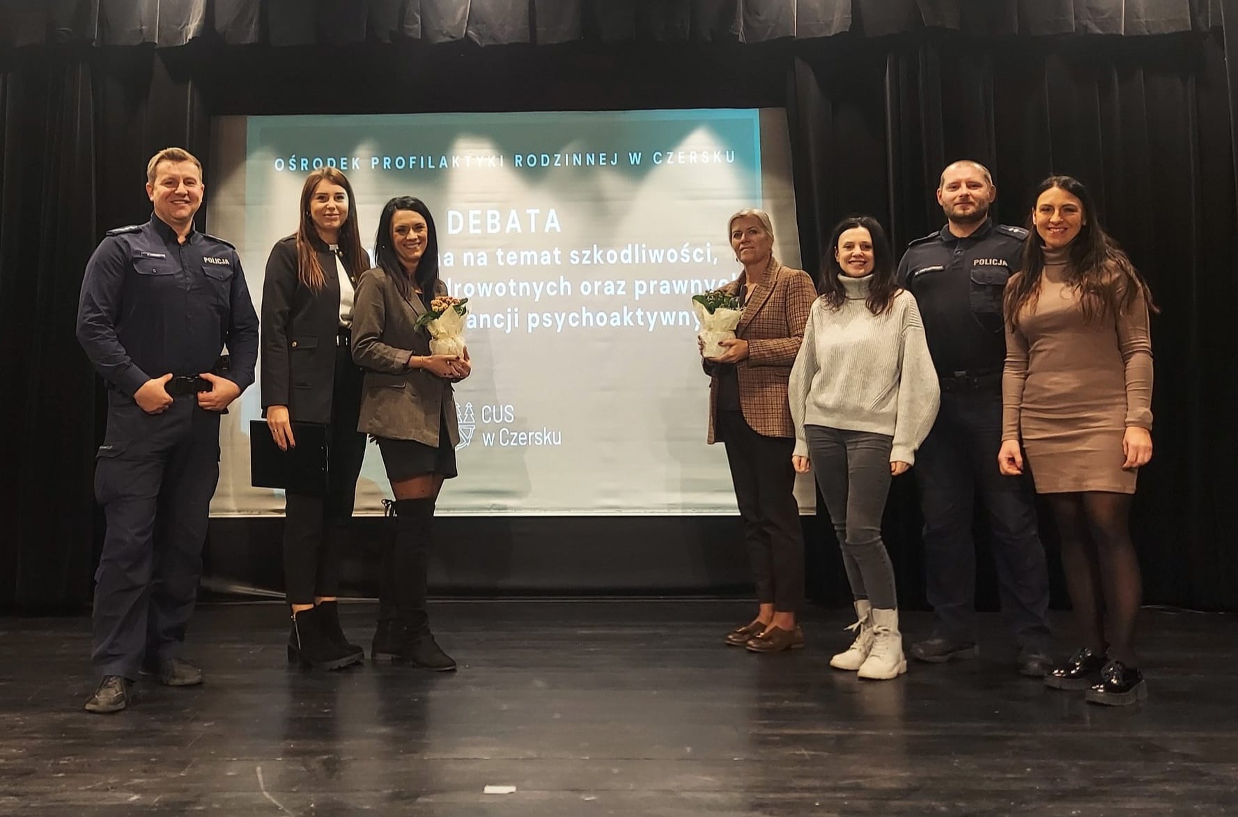 Debata profilaktyczna dla młodzieży ze szkół w gminie Czersk