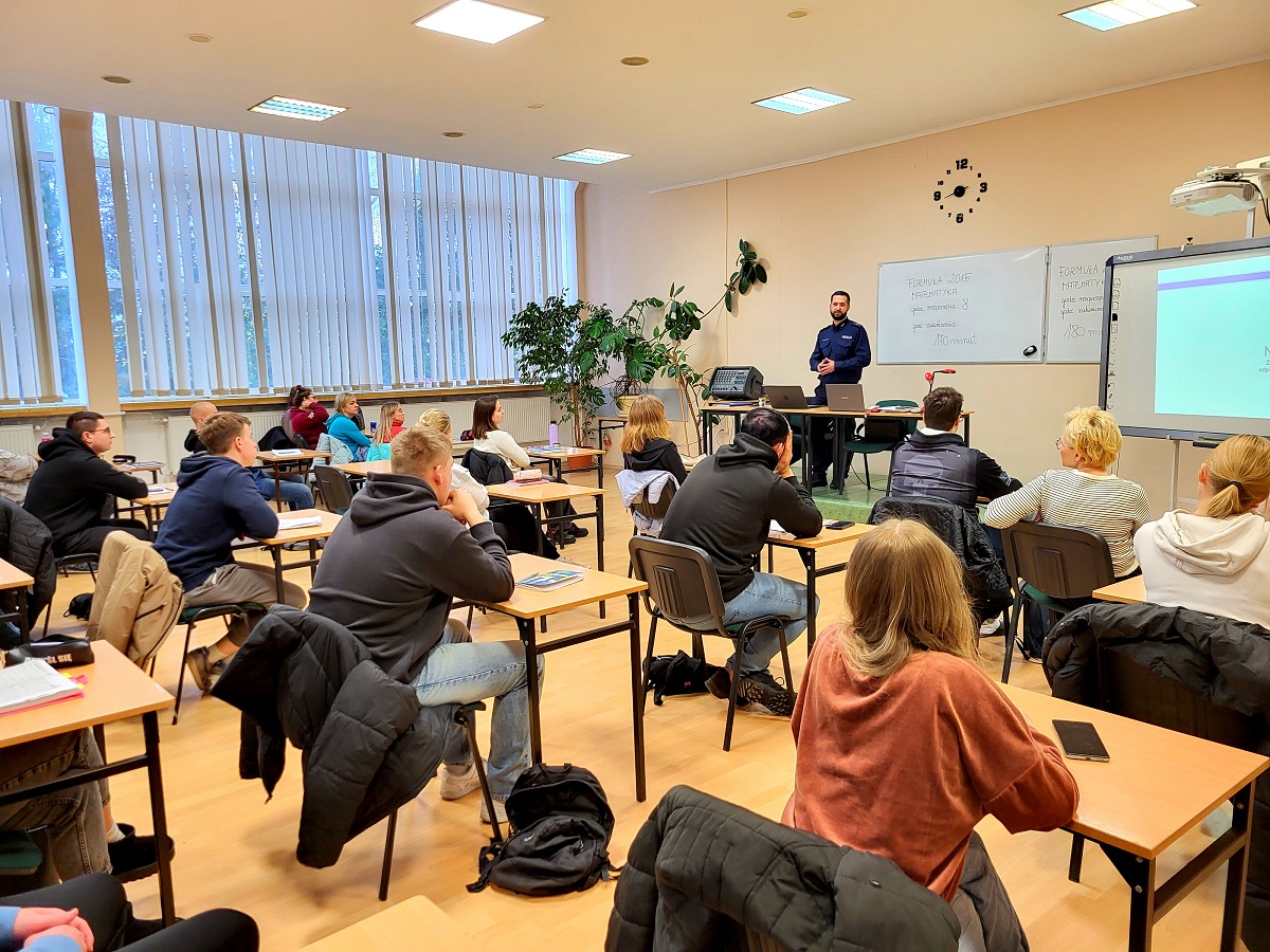 O środkach odurzających w Tucholskim Centrum Edukacji Zawodowej