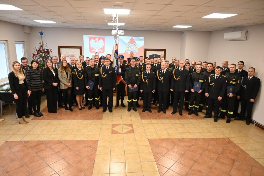 Uroczystości w Komendzie Powiatowej PSP w Tucholi