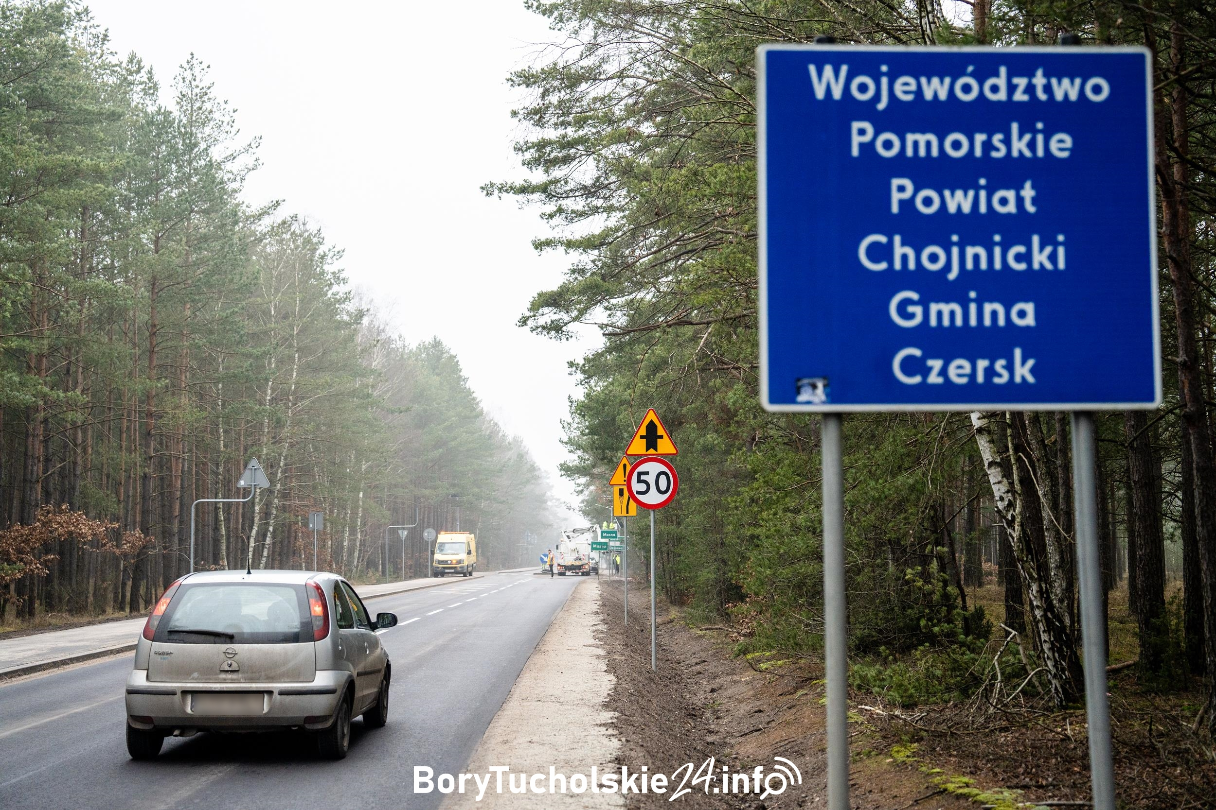 Nowe ograniczenia na drodze Czersk – Śliwice