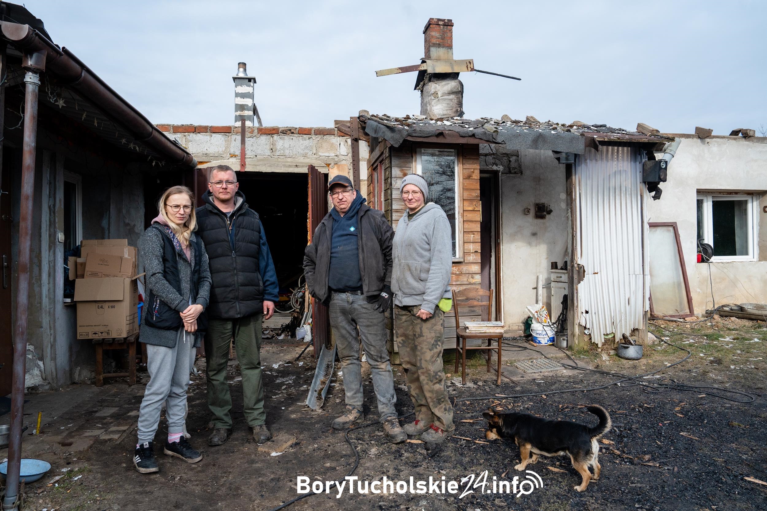 Po pożarze w Cekcynku ruszyła zbiórka na rzecz pogorzelców