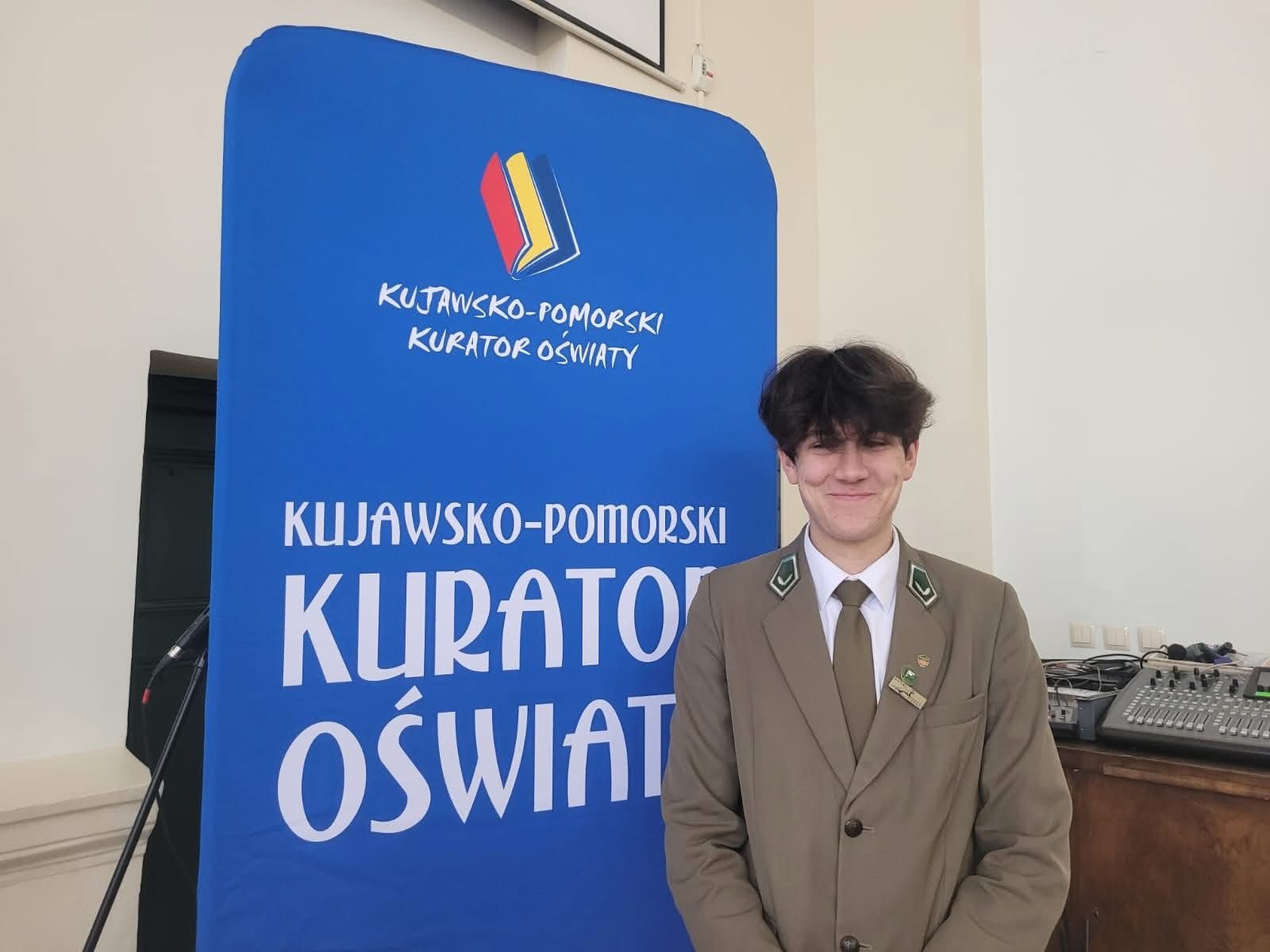 Szymon Krukowski z Technikum Leśnego w Tucholi w gronie stypendystów Ministra Edukacji