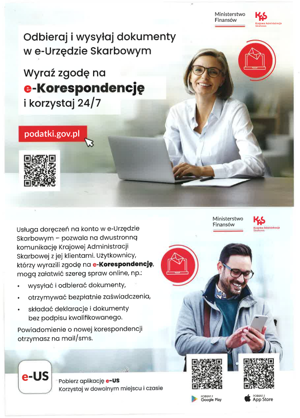Urząd skarbowy zachęca do e-Korespondencji