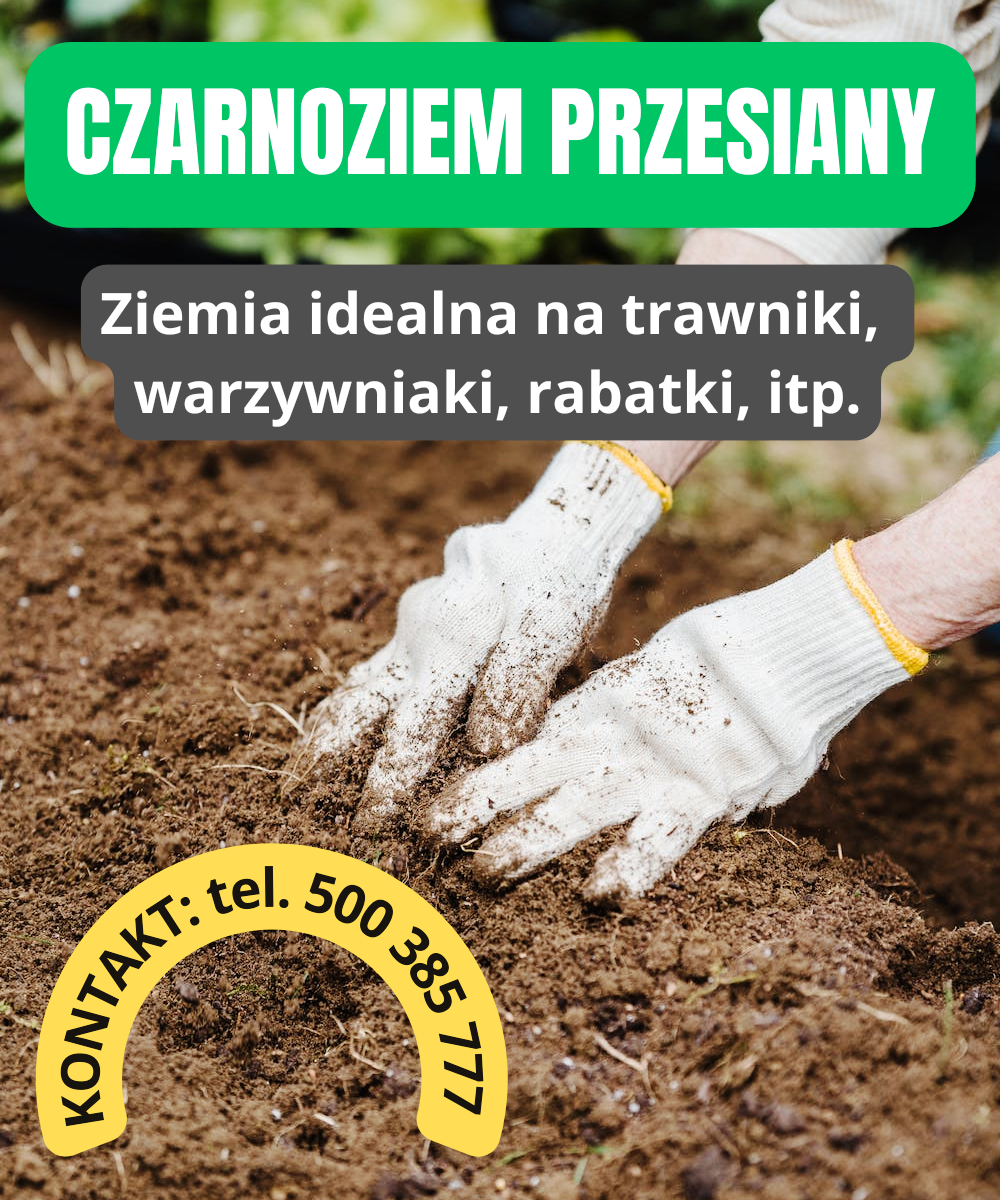 Ziemia do ogrodu i czarnoziem przesiany (SPRAWDŹ OFERTĘ)