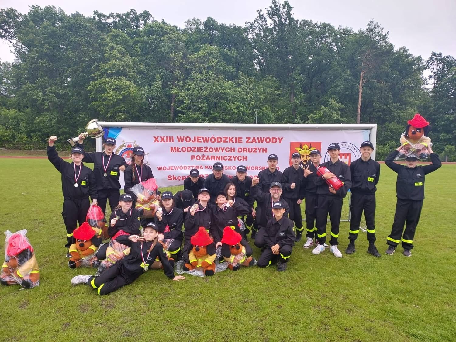 MDP z Cekcyna z sukcesami na zawodach wojewódzkich w Skępem