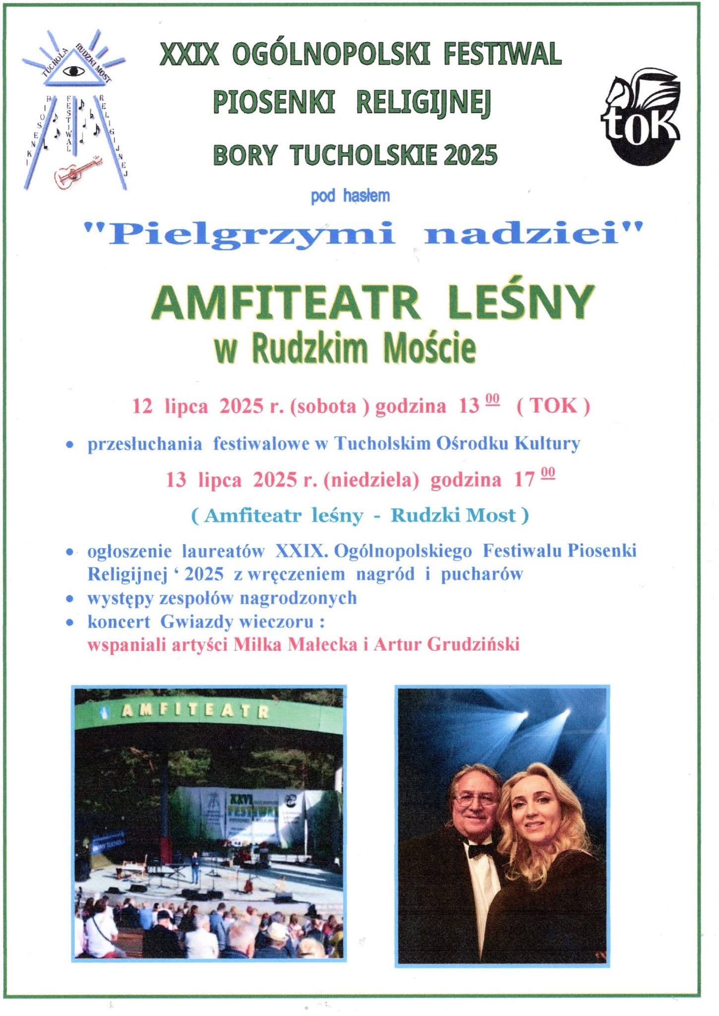 Pielgrzymi nadziei - festiwal piosenki religijnej w Rudzkim Moście 