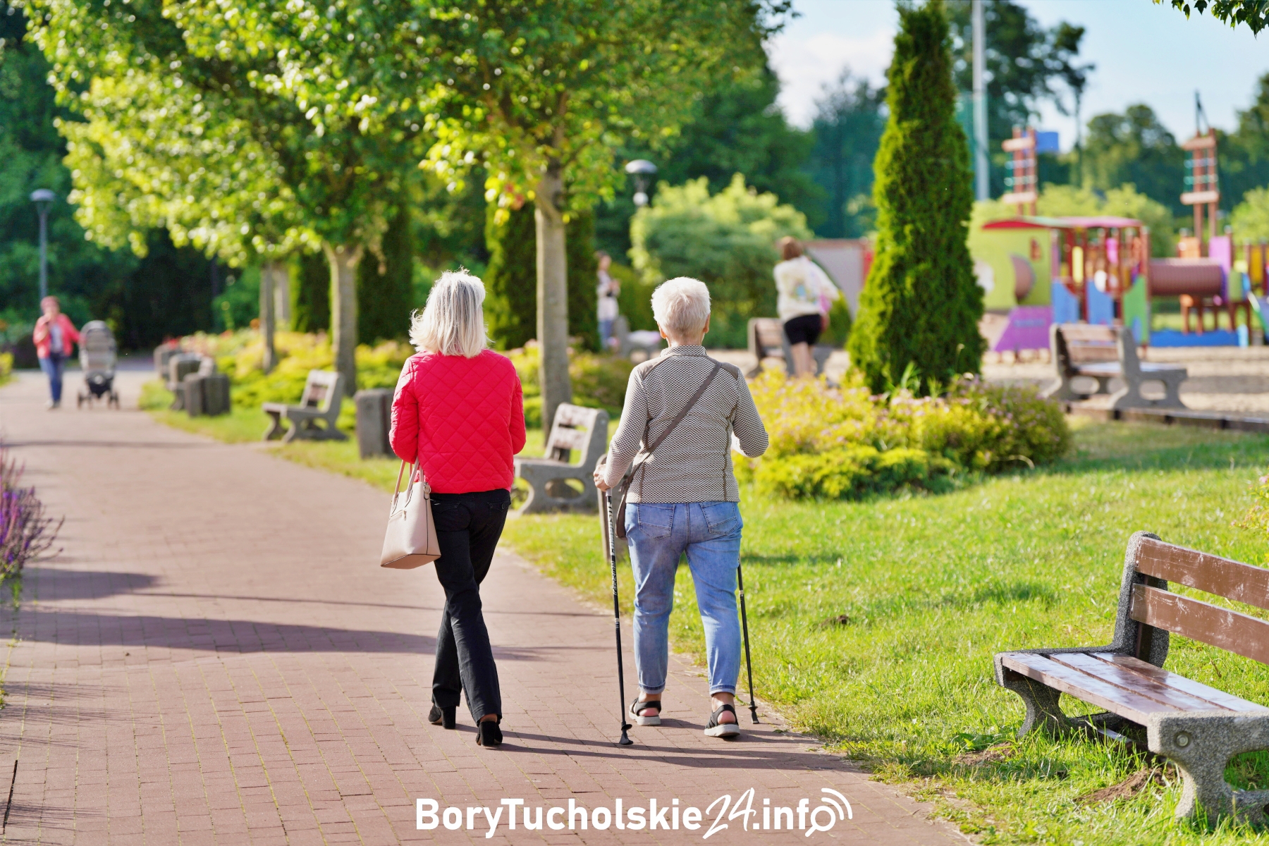 Zielona przestrzeń w Czersku - Park Borowiacki (FOTO)