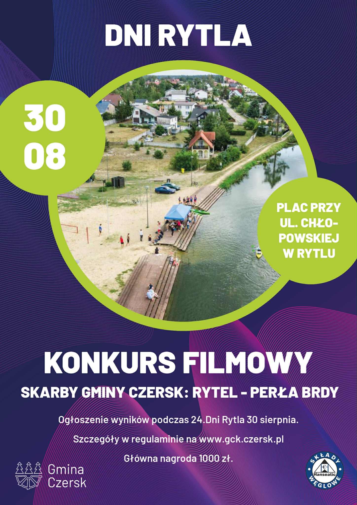 Konkurs filmowy „Skarby gminy Czersk: Rytel – Perła Brdy”