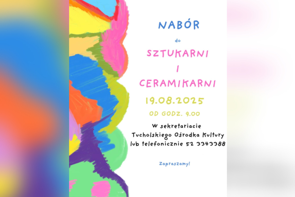 Nabór do pracowni plastycznych w TOK rusza 19 sierpnia