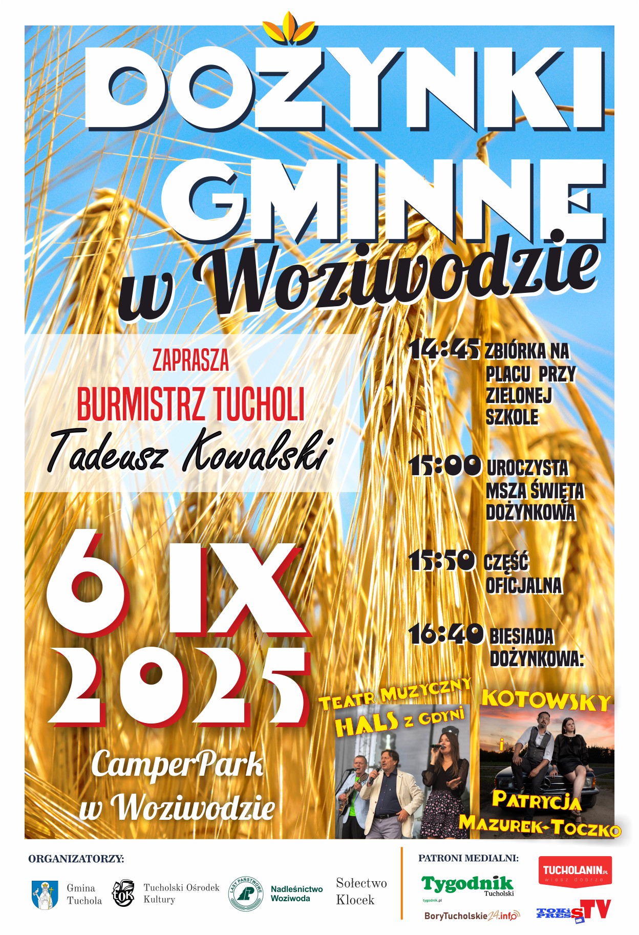 Już w sobotę dożynki w gminie Tuchola