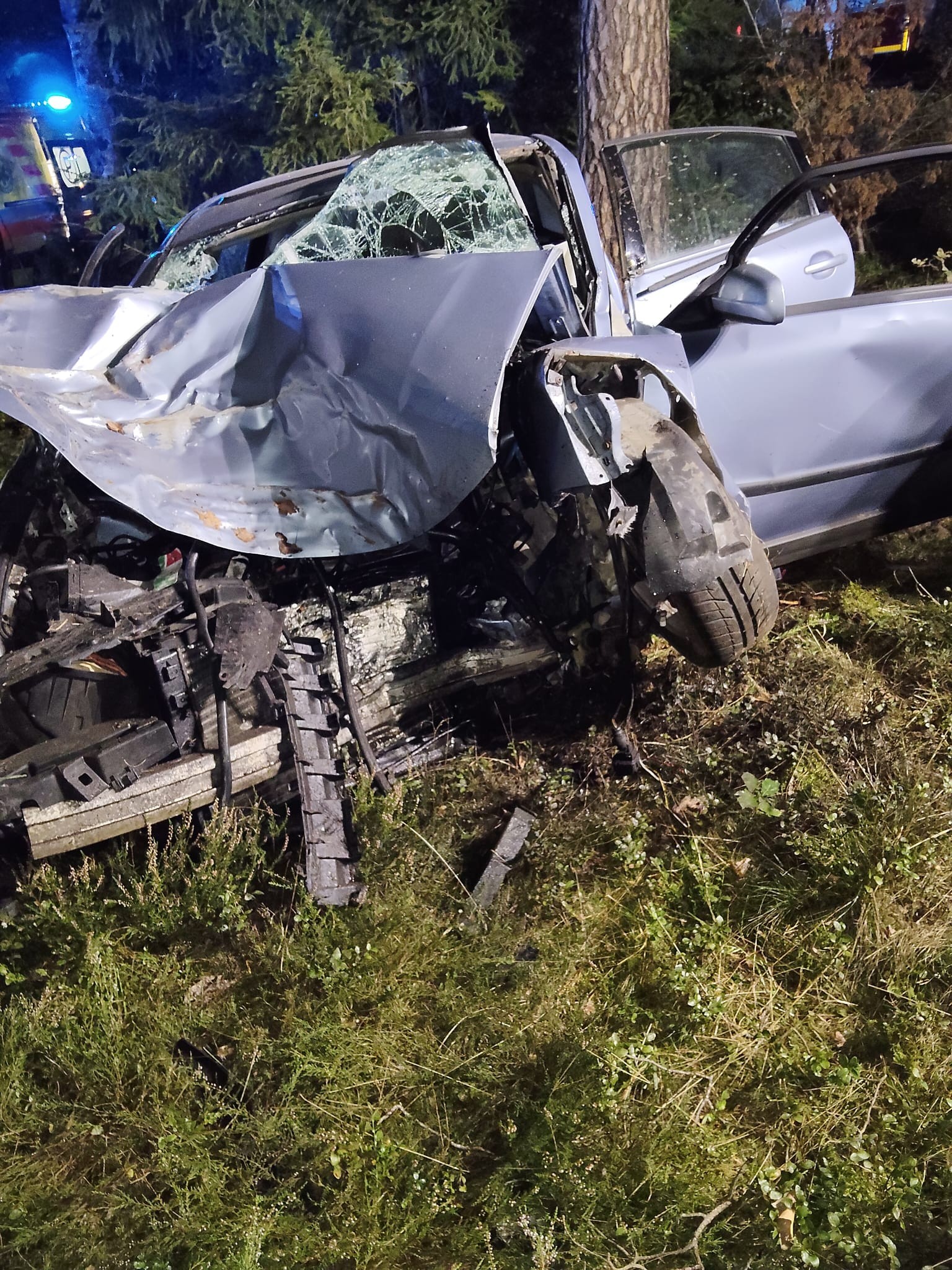 Śmiertelny wypadek w gminie Czersk (FOTO)