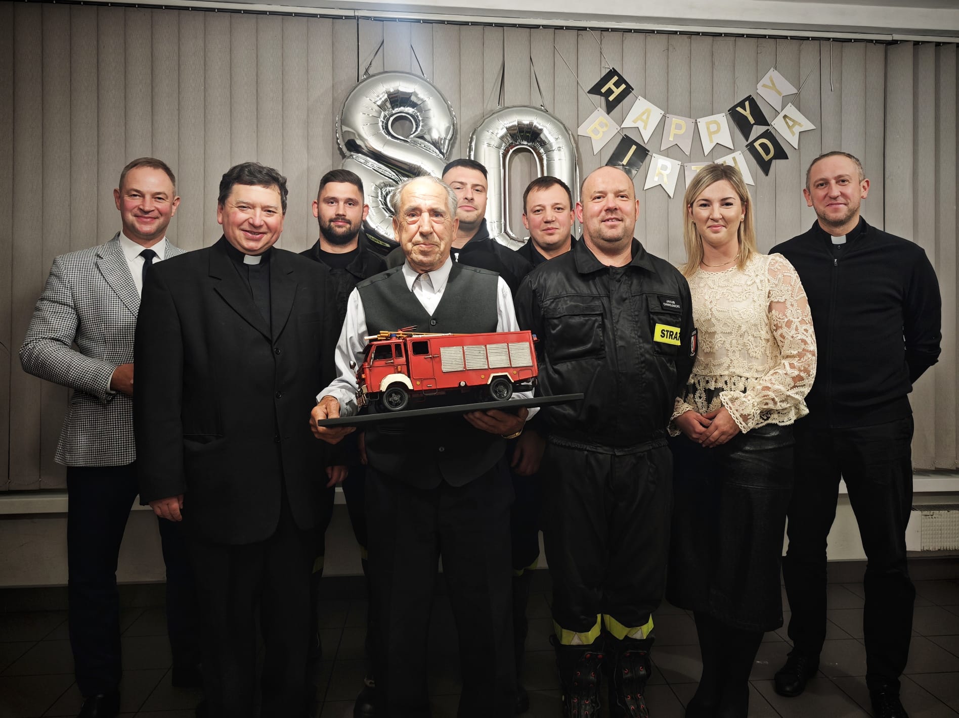Henryk Banach świętował 80. urodziny – od ponad 60 lat jest w strażackich szeregach (FOTO)