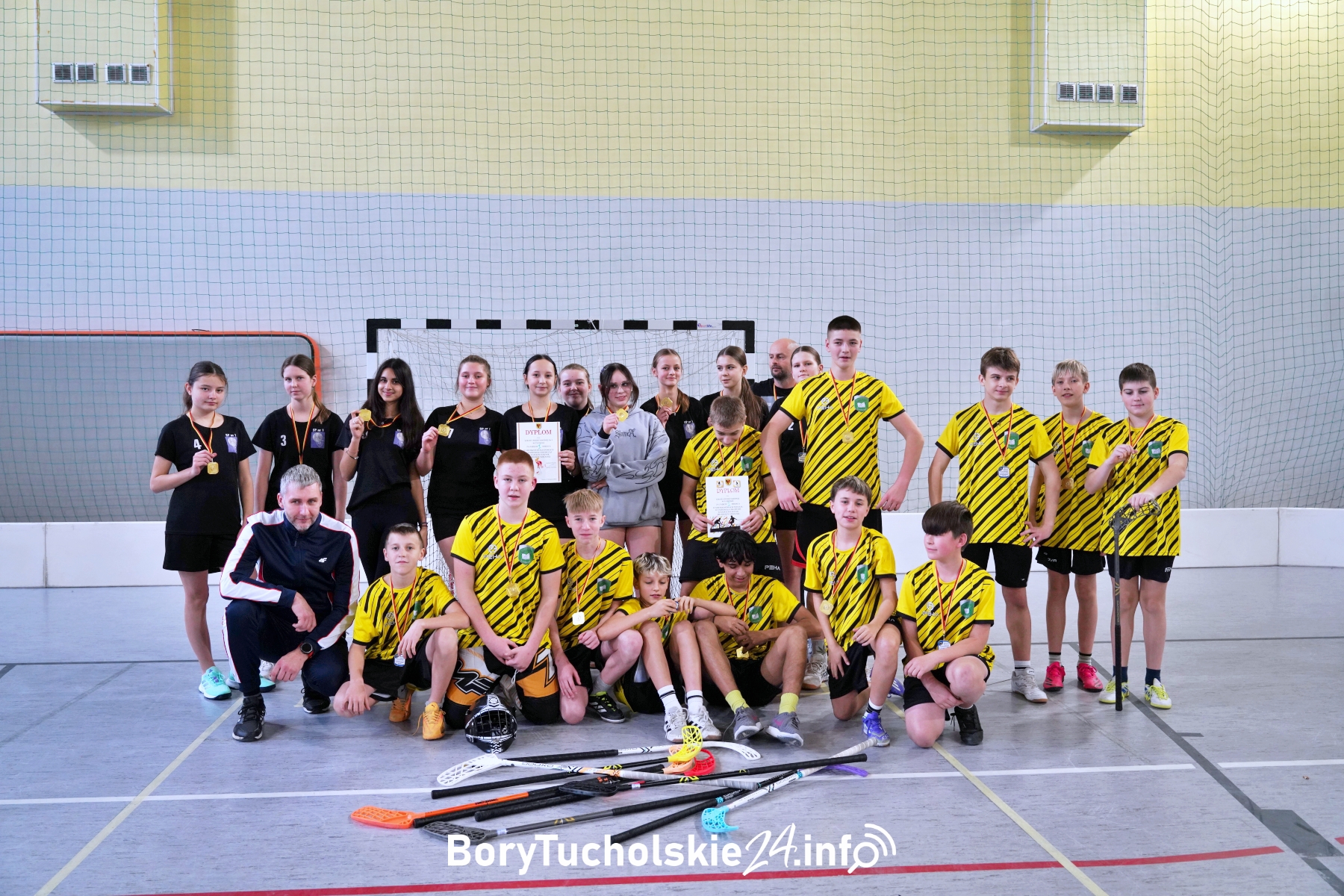 Lubiewo oraz Tuchola będą reprezentować powiat tucholski w unihokeja (FOTO, WIDEO)