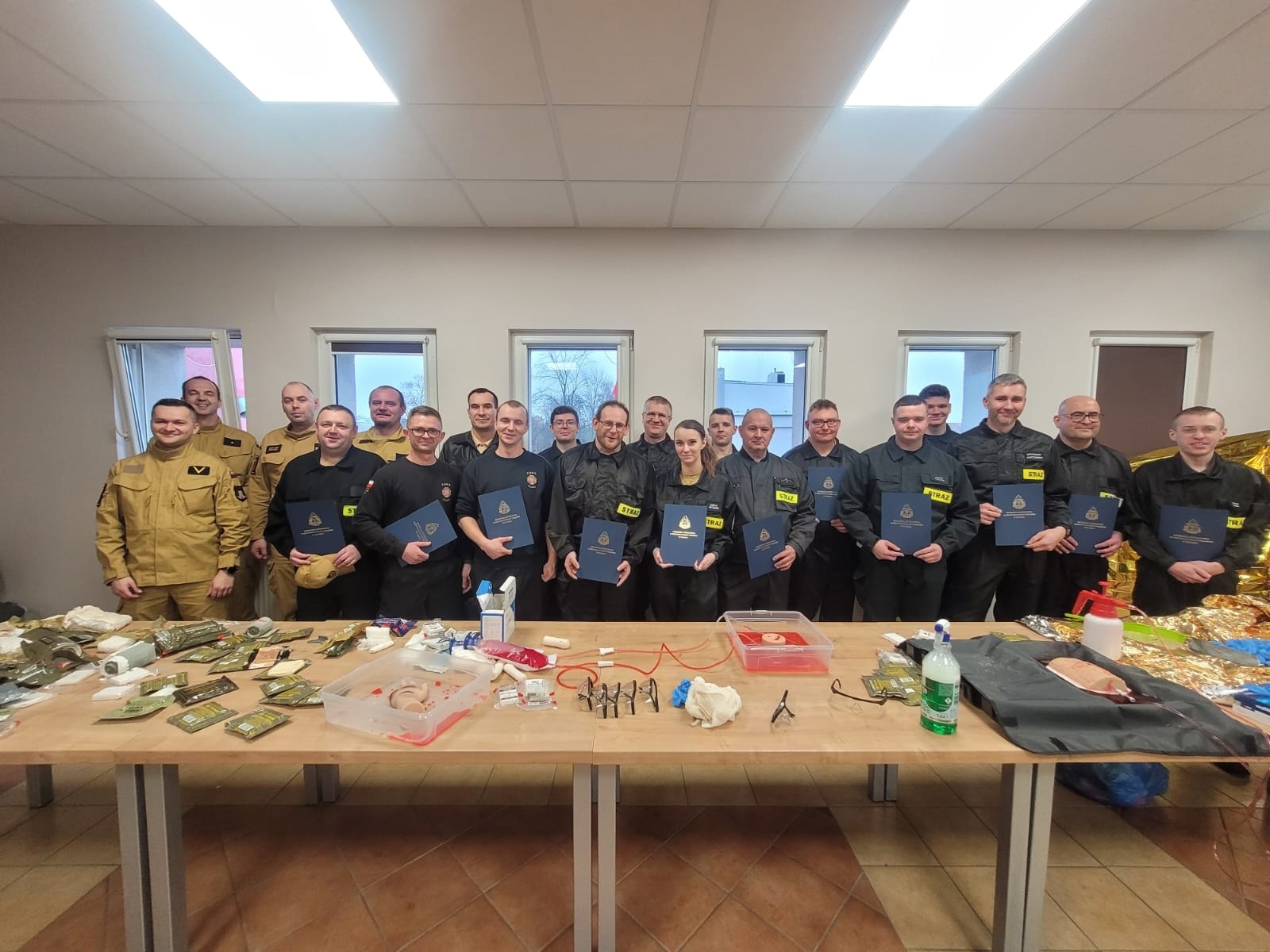 Stop the bleed - szkolenie z tamowania masywnych krwotoków w KP PSP w Tucholi