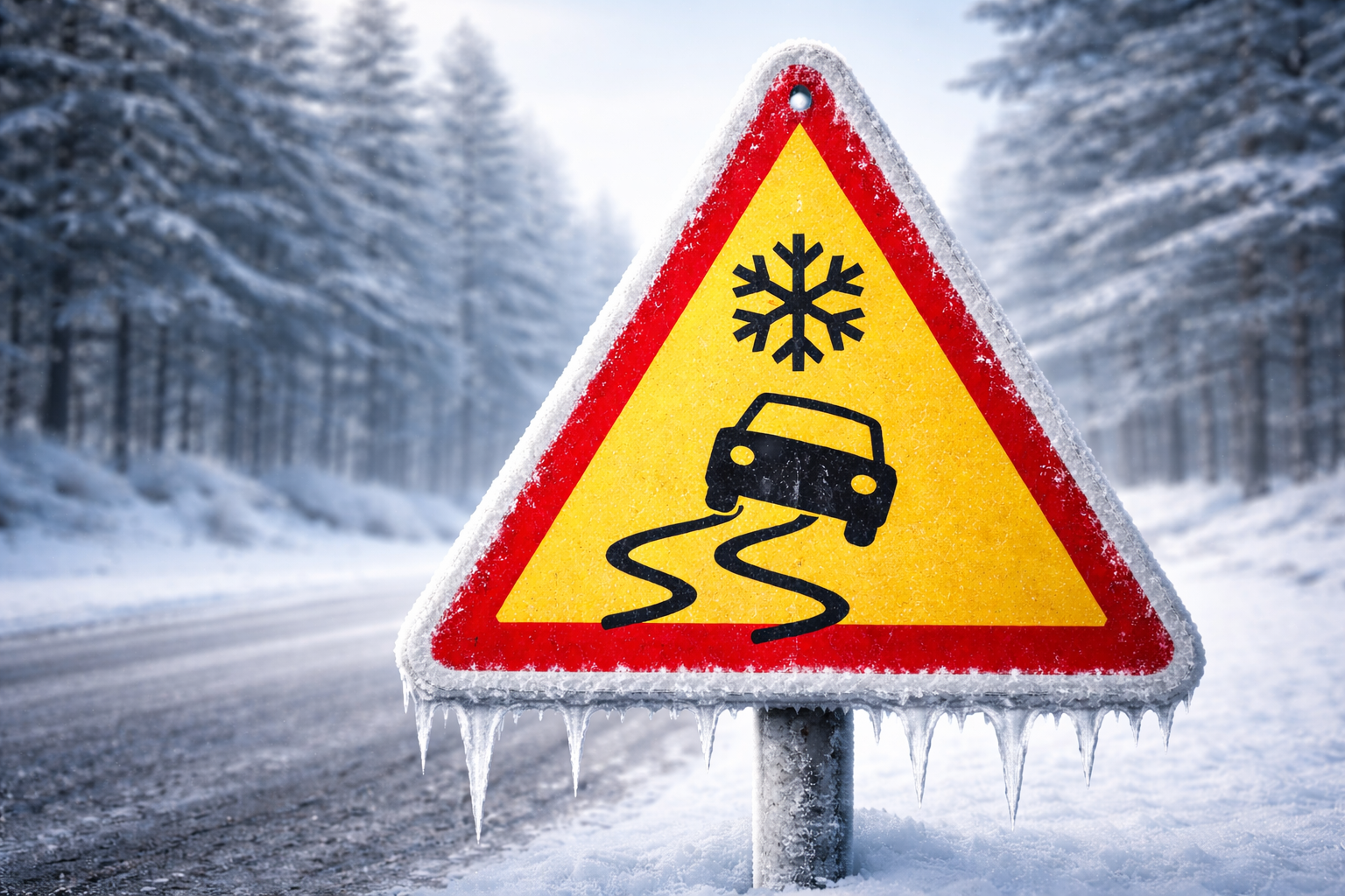 Uważajcie na drogach i chodnikach. Będzie ślisko po opadach deszczu i mokrego śniegu