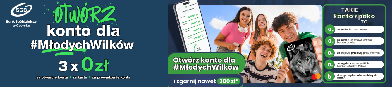 Bank Spółdzielczy w Czersku. Takie Konto Spoko