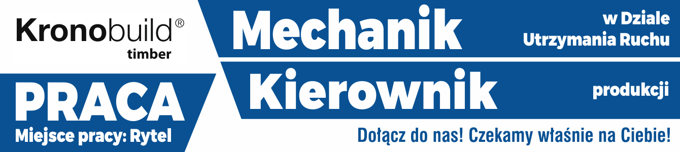 Oferta pracy - kierownik produkcji, mechanik