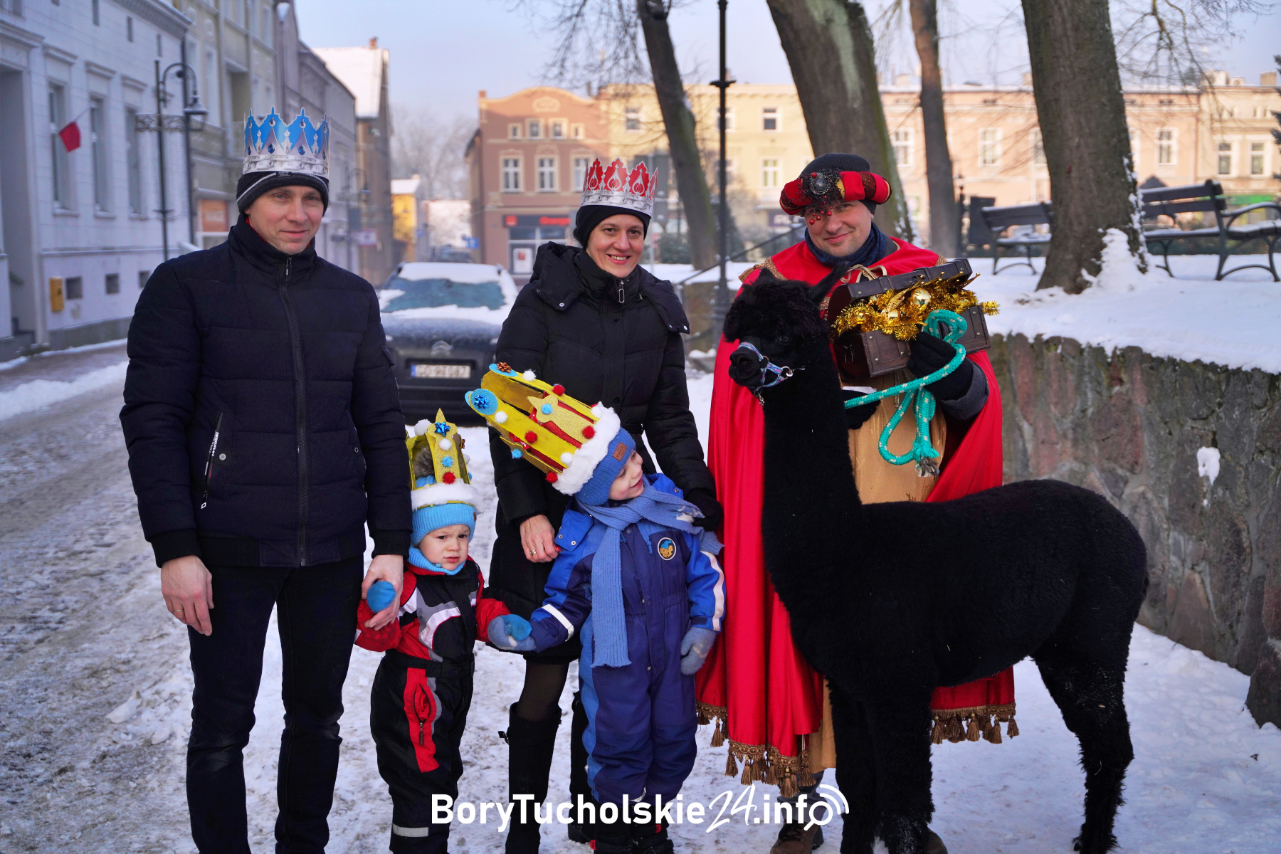 Kacper, Melchior i Baltazar odwiedzili Tucholę (FOTO, WIDEO)