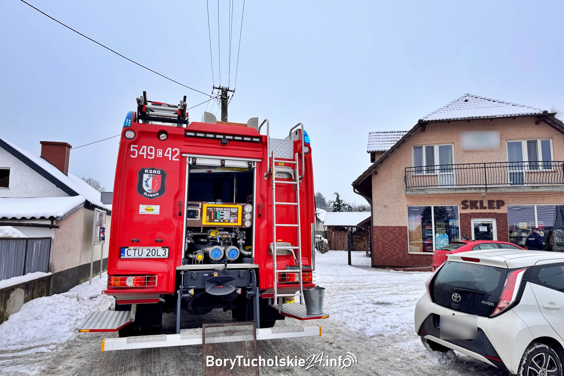 Interwencja strażaków w Śliwiczkach