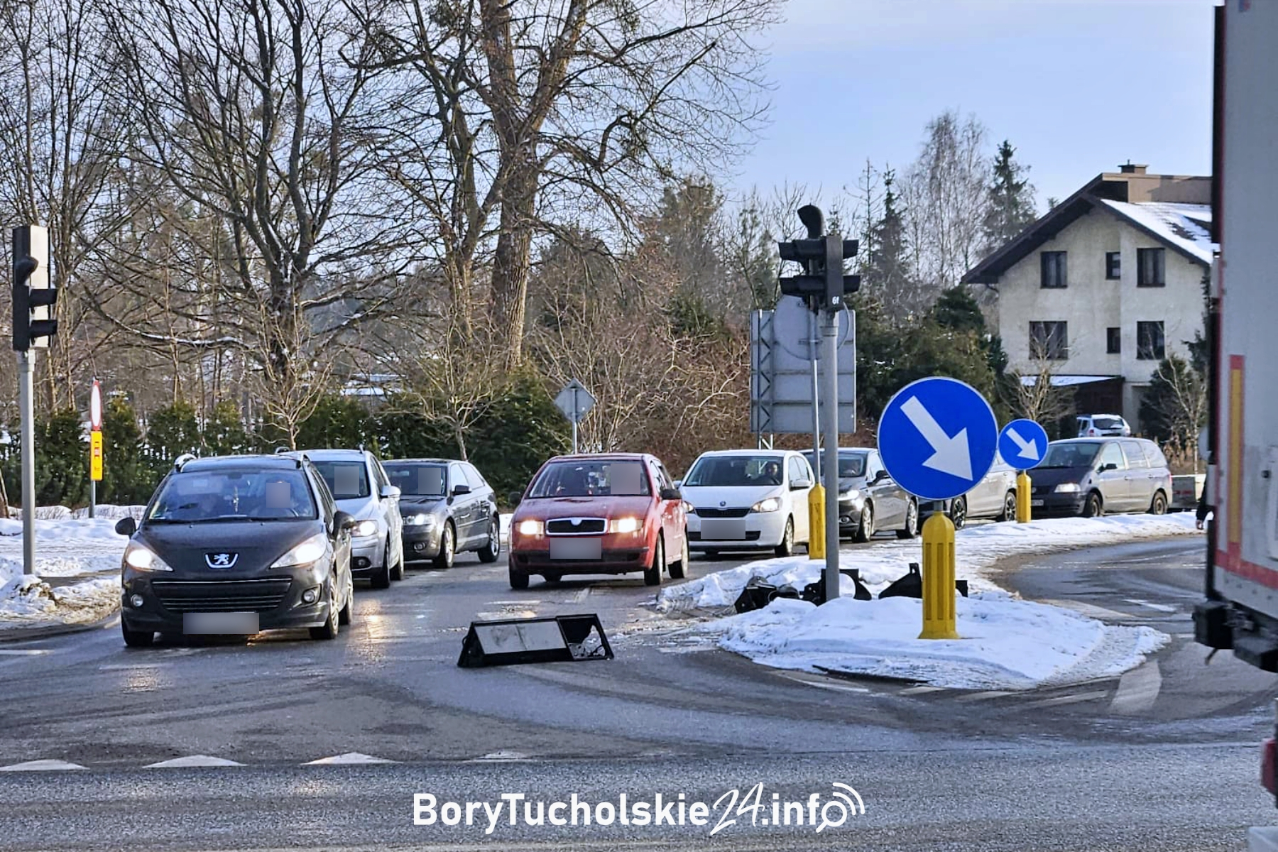 Uwaga kierowcy. Awaria sygnalizacji na skrzyżowaniu w Czersku 