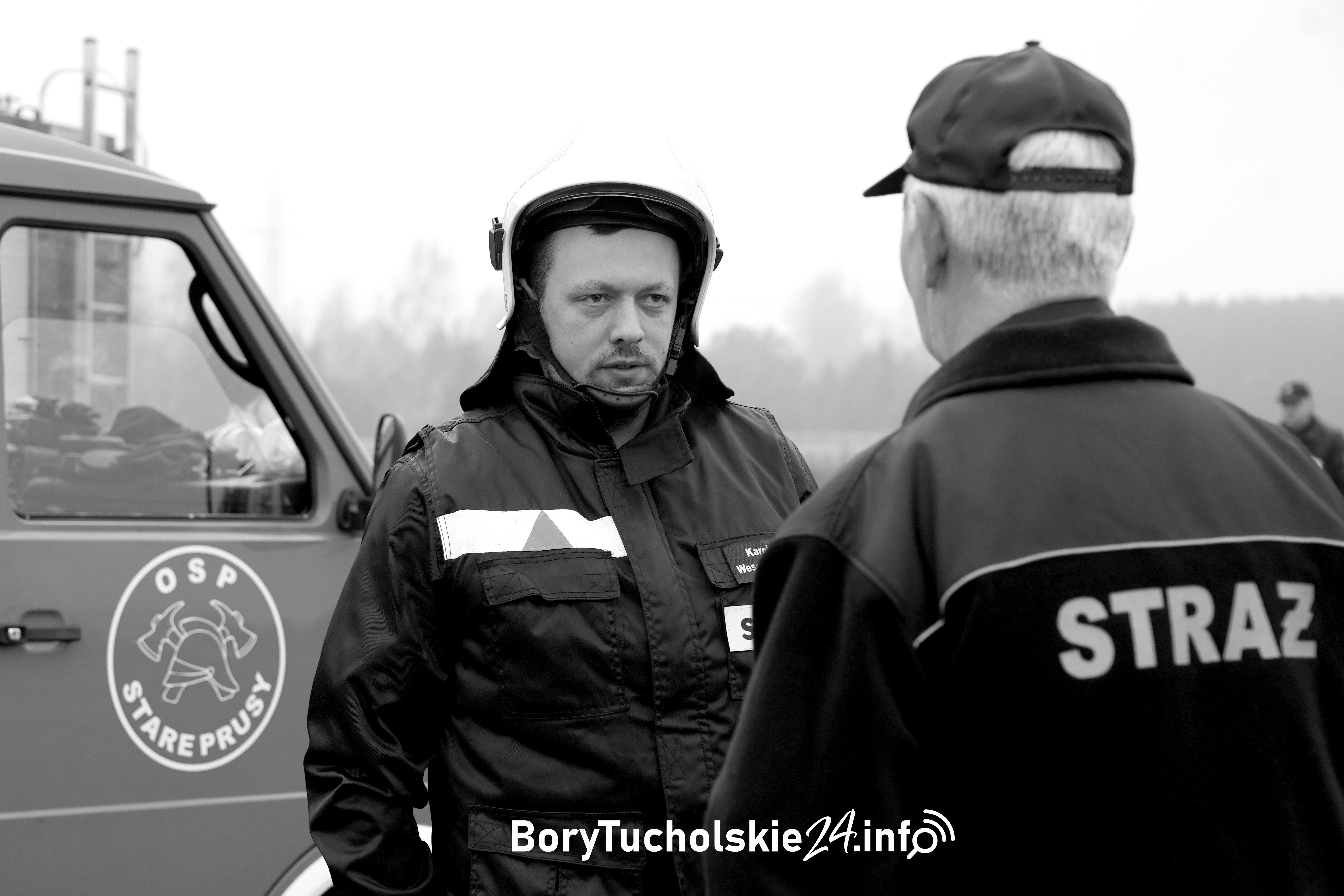 Nie żyje naczelnik OSP w Starych Prusach. Ratownicy ponad godzinę walczyli o jego życie