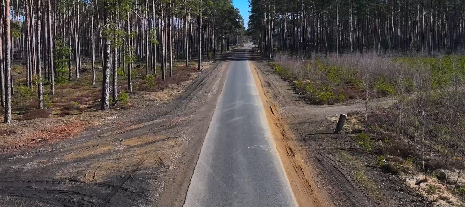 Kolejna realizacja firmy Marbruk. Droga Krąg - Szlachta (WIDEO)