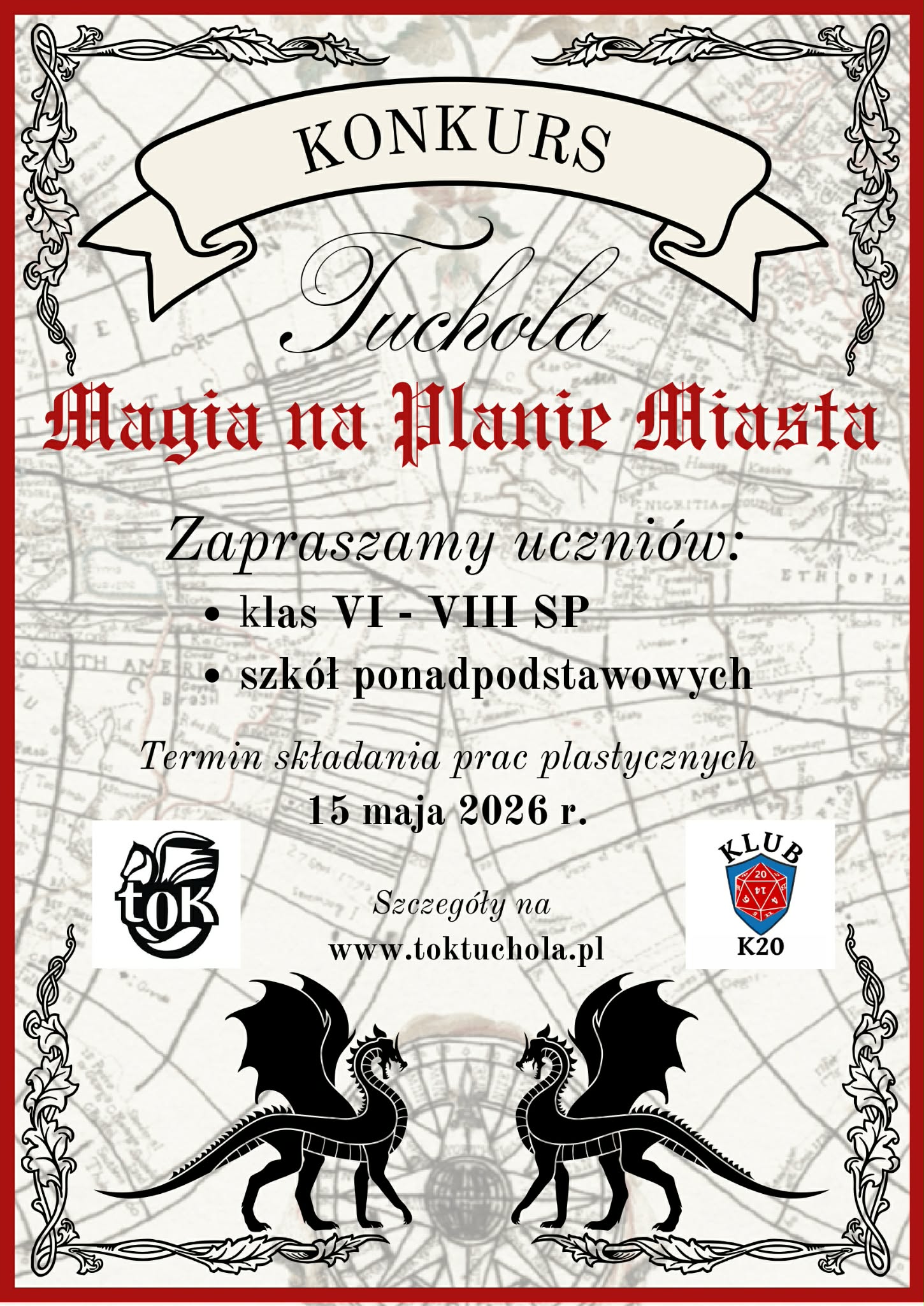 Tuchola w świecie magii. Trwa konkurs „Tuchola - Magia na Planie Miasta”