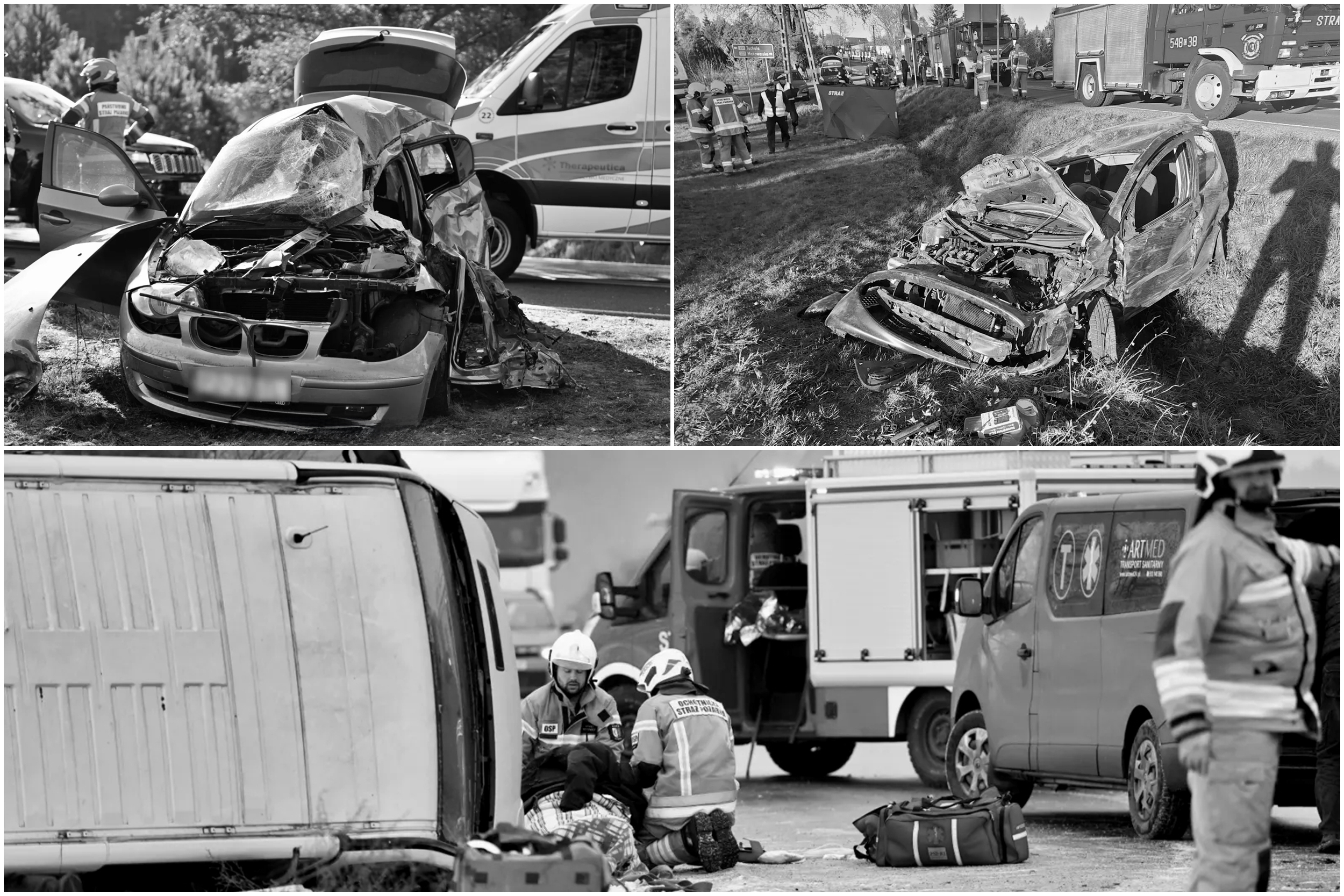 Tragiczny rok na drogach powiatu tucholskiego. Zmarła poszkodowana w wypadku z Pruszcza