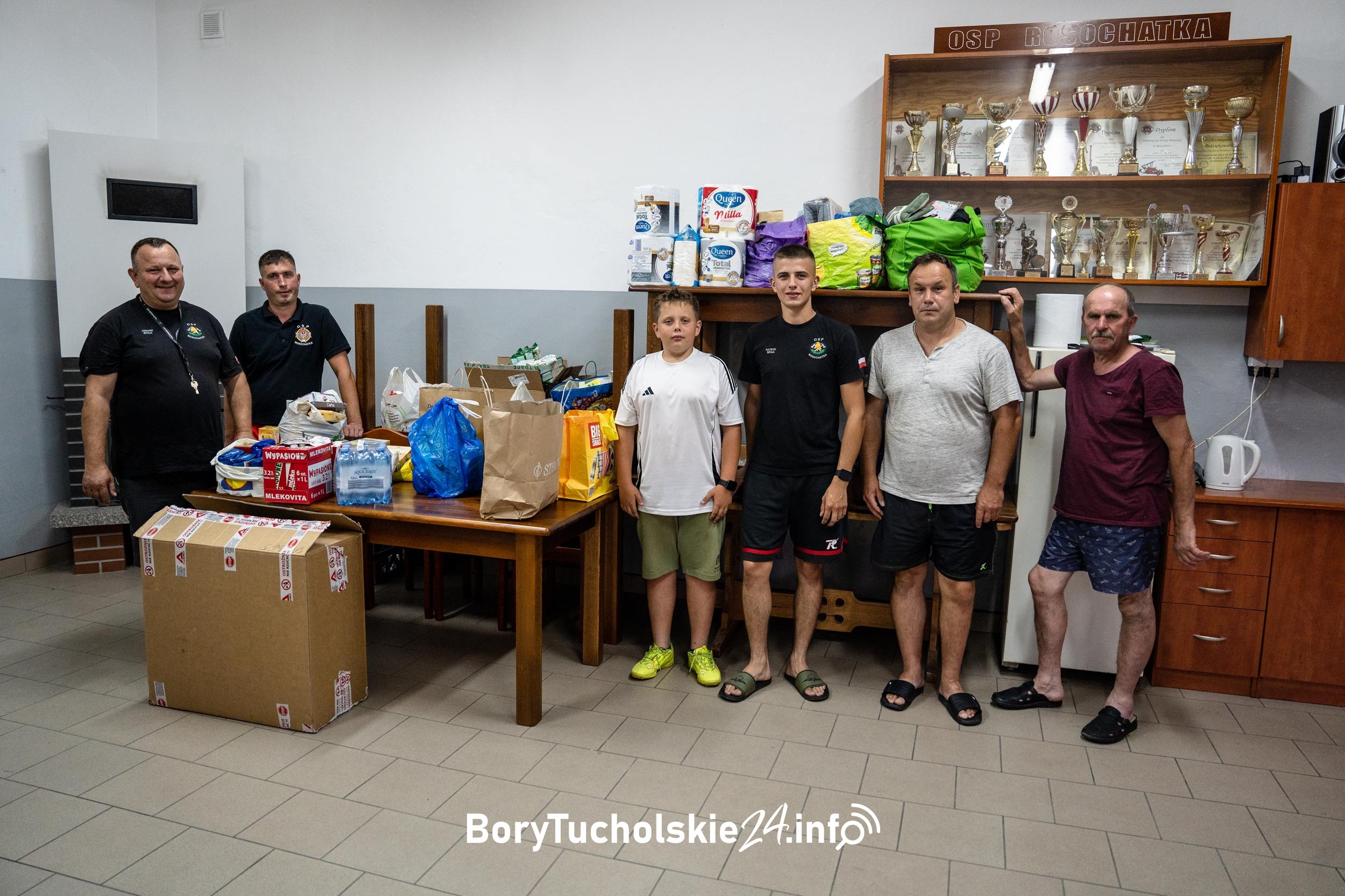 Druhowie z Rosochatki pomogli rodzinie z Czarnej Wody