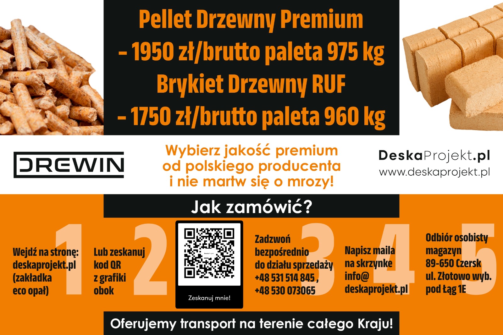 Pellet drzewny premium i brykiet drzewny - sprawdź ofertę