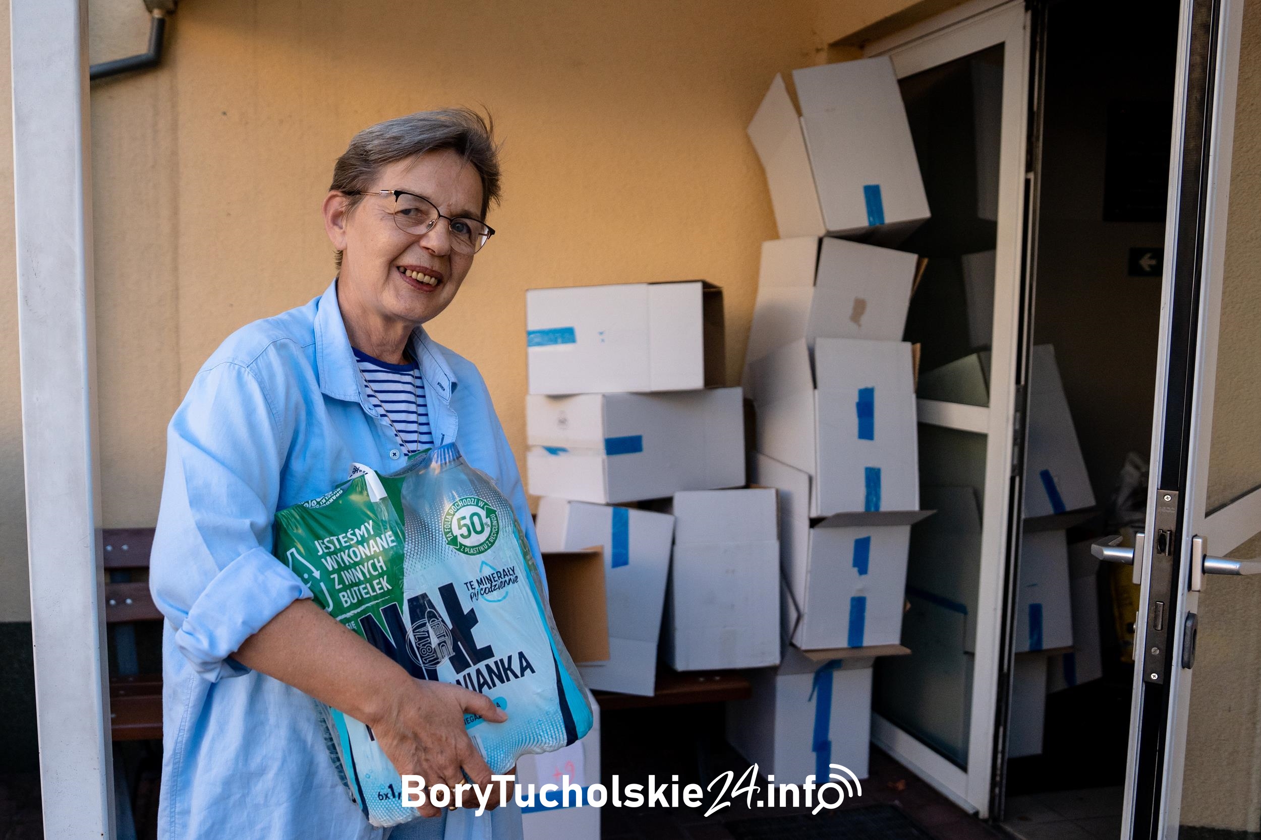Aleksandra Zapłacka, dary czersk powódź 2024