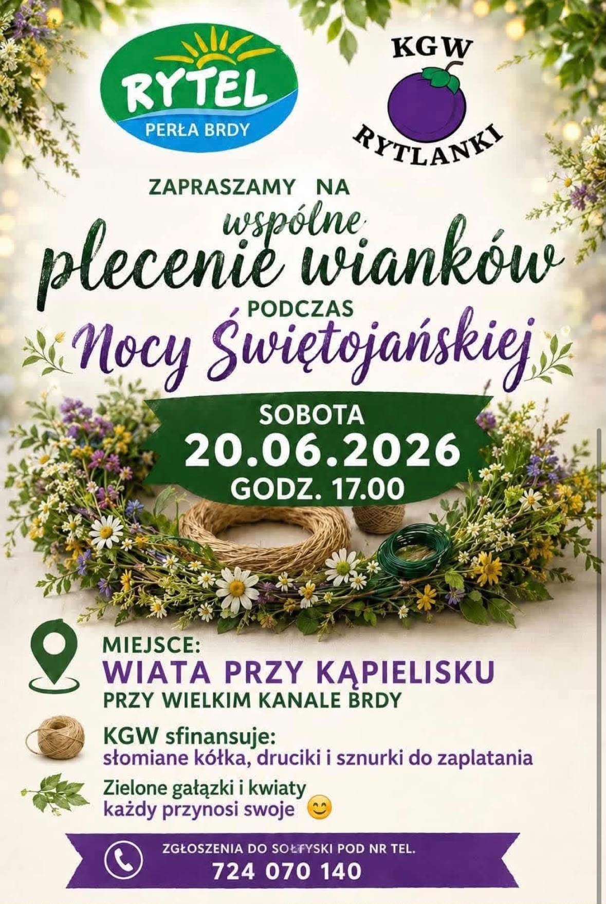 plecenie wianków