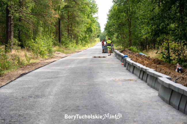 Droga powiatowa do Okonin Nadjeziornych już prawie gotowa
