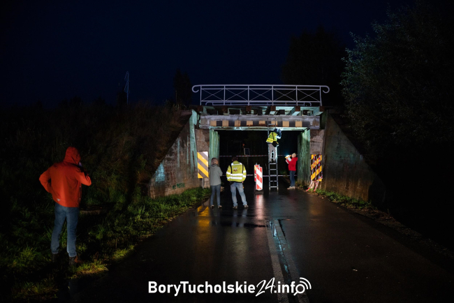 Ciężarówka uderzyła w wiadukt. Poważne zniszczenia. Droga będzie zamknięta 
