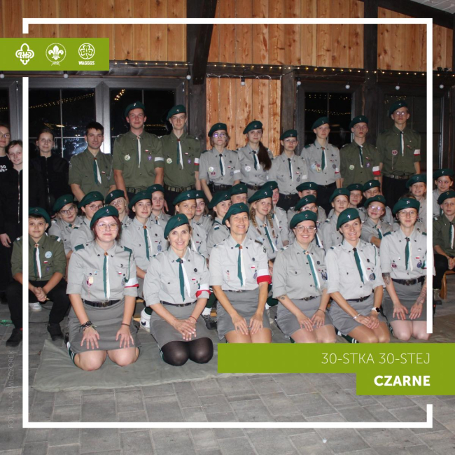 Drużynie harcerskiej z Łęga strzeliła trzydziestka