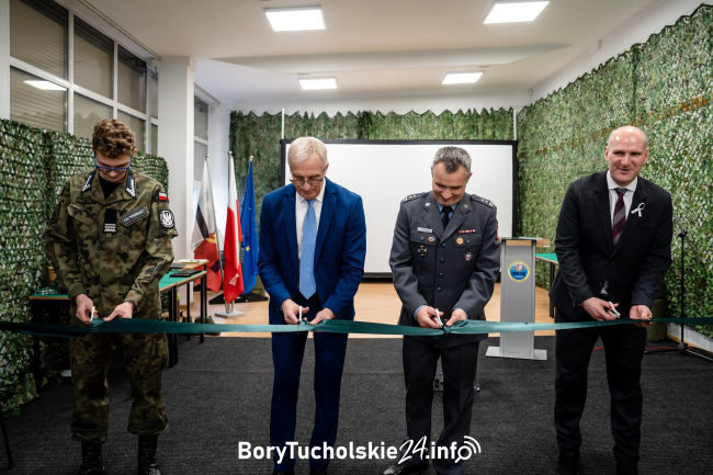 Otwarcie wirtualnej strzelnicy w ZSLiT w Tucholi (FOTO)