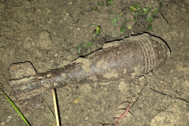 Niewybuch z czasów II Wojny Światowej odnaleziony w Tucholi