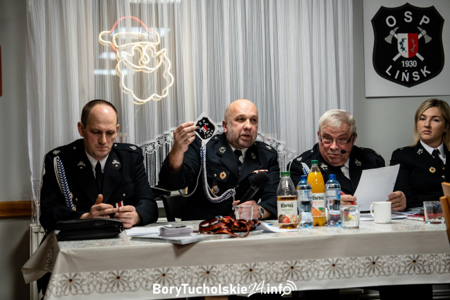 Zebranie sprawozdawcze OSP w Lińsku (FOTO)
