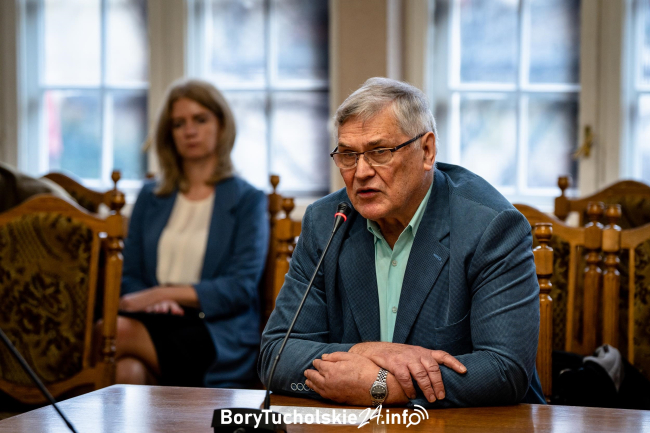 Edmund Rząska, prezes Związku Nauczycielstwa Polskiego Tuchola