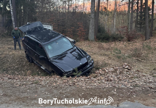 Zdarzenie drogowe na trasie Czersk – Tuchola (FOTO)