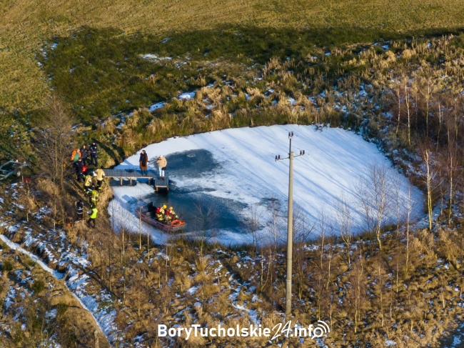 Co spadło na posesję w gminie Czersk? Policja zamknęła spory fragment miejscowości