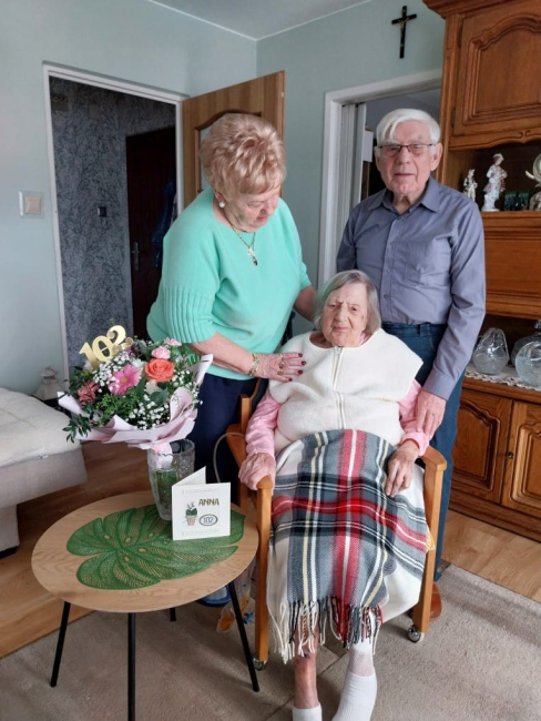 Najstarsza mieszkanka gminy Tuchola obchodziła urodziny