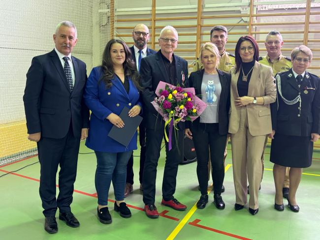 Złoty Medal za Zasługi dla Pożarnictwa dla Ryszarda Klundera